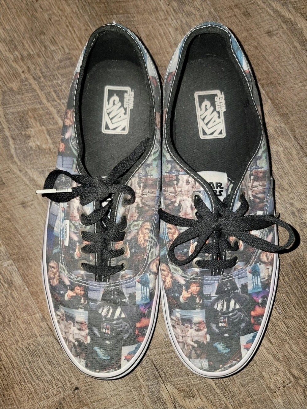 Vans Multi-Color Star Wars Collage Lace-Up Sneakers